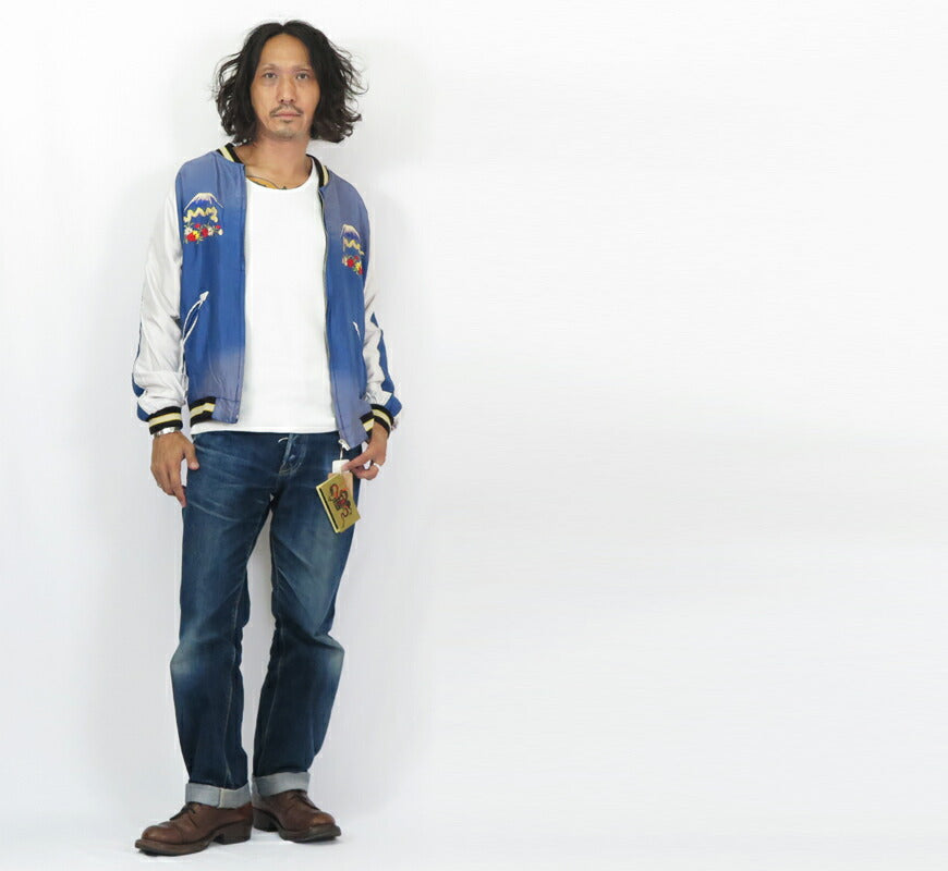 テーラー東洋 テイラー東洋 Tailor Toyo リバーシブル サテン スカジャン エイジング加工モデル EAGLE & DRAGON × GREEN DRAGON ジャケット TT15545