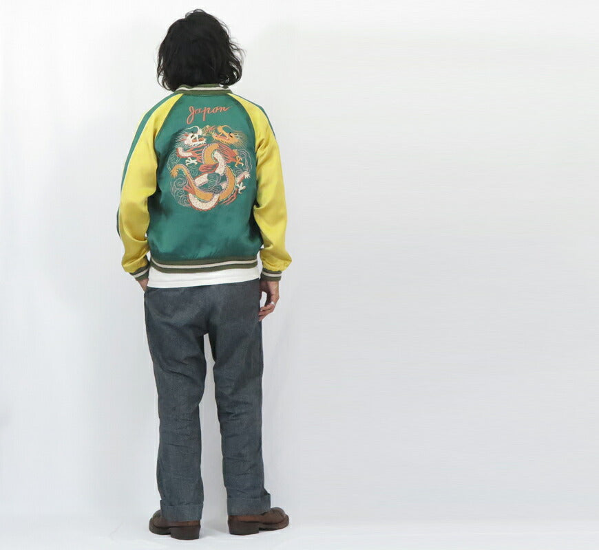 テーラー東洋 テイラー東洋 Tailor Toyo リバーシブル アセテート サテン スカジャン 港商 SPECIAL EDITION 両A面 SILVER DRAGON × TANGLED DRAGONS 2024年辰年コレクション スーベニア スーヴェニア ジャケット ジャンパー TT15520
