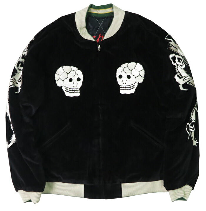 テーラー東洋 テイラー東洋 Tailor Toyo 2025年新春限定モデル ベロア×キルト サテン スカジャン SPIDERWEB, SNAKE & SKULL × DRAGON & TIGER ジャケット ベルベット 別珍 TT15666
