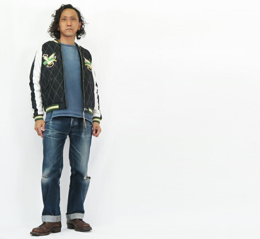 テーラー東洋 テイラー東洋 Tailor Toyo 2025年新春限定モデル ベロア×キルト サテン スカジャン SPIDERWEB, SNAKE & SKULL × DRAGON & TIGER ジャケット ベルベット 別珍 TT15666
