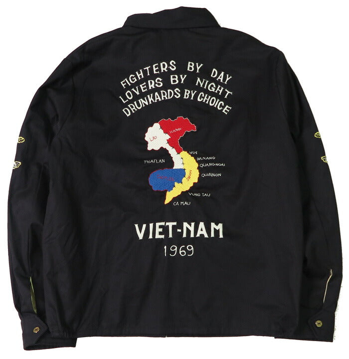 テーラー東洋 テイラー東洋 Tailor Toyo ベトナム ジャケット ベトジャン 1960年代後期 刺繍 コットン ジャンパー Late 1960s Style Cotton Vietnam Jacket “VIETNAM MAP” TT15684
