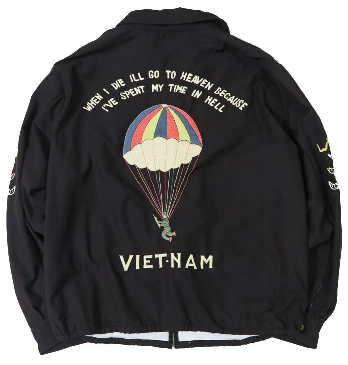 テーラー東洋 テイラー東洋 Tailor Toyo ベトナム ジャケット ベトジャン エイジングモデル PARACHUTE 1960年代中期 刺繍 コットンレーヨン ジャンパー  TT15685