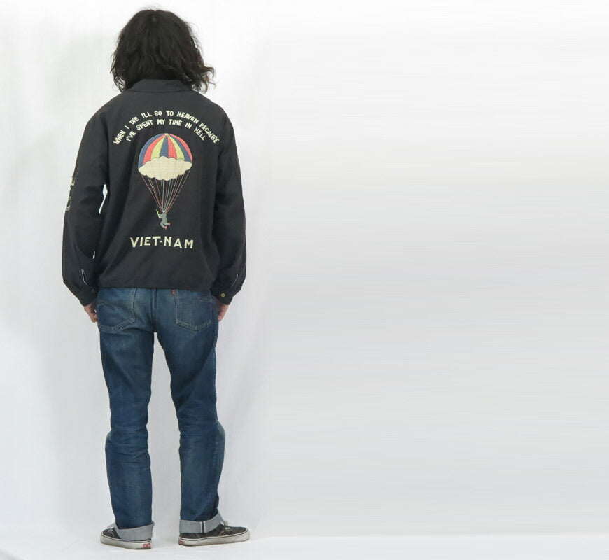 テーラー東洋 テイラー東洋 Tailor Toyo ベトナム ジャケット ベトジャン エイジングモデル PARACHUTE 1960年代中期 刺繍 コットンレーヨン ジャンパー  TT15685