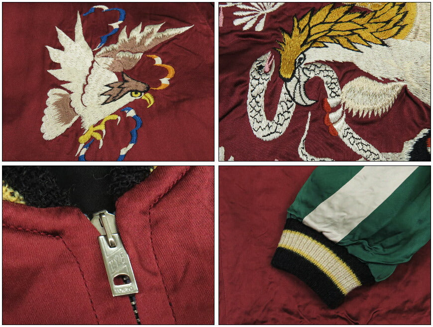 테일러 토요 테일러 토요 Tailor Toyo 리버서블 아세테이트 사틴 스카잔 고쇼 SPECIAL EDITION PIT VIPER × EAGLE & SNAKE 수베니어 수베니어 재킷 점퍼 TT15713