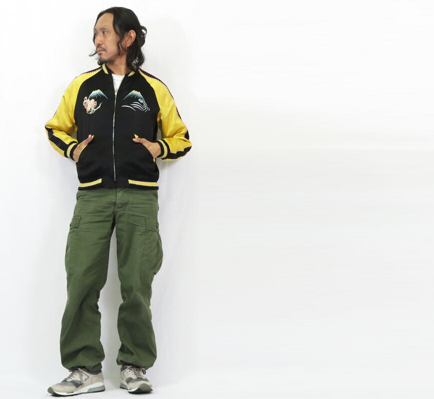 테일러 토요 테일러 토요 Tailor Toyo 리버서블 아세테이트 사틴 스카잔 고쇼 SPECIAL EDITION PIT VIPER × EAGLE & SNAKE 수베니어 수베니어 재킷 점퍼 TT15713
