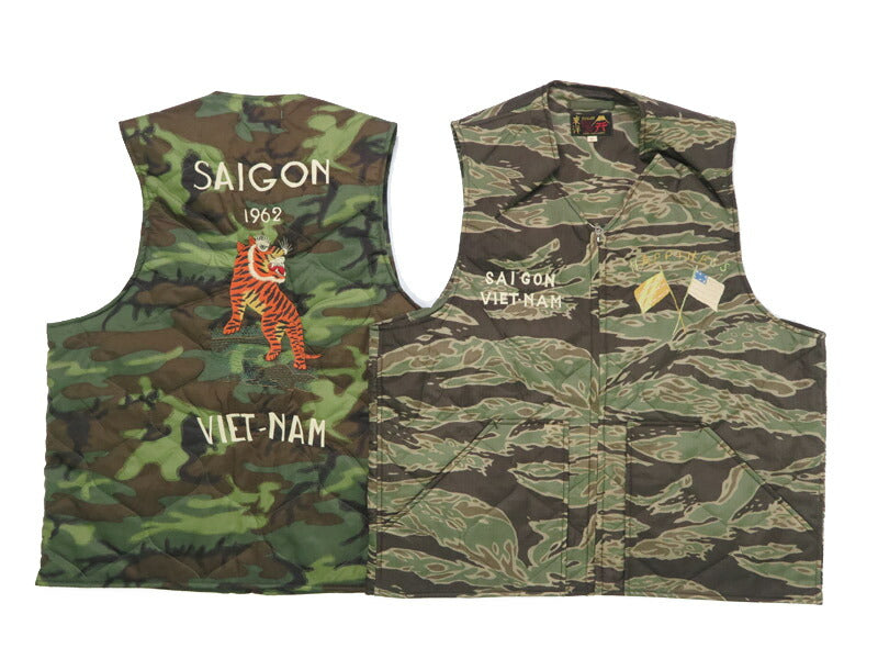 テーラー東洋 テイラー東洋 Tailor Toyo ベトナム スーベニアベスト  Vietnam Liner Vest “VIET-NAM TIGER”1960年代中期 刺繍  TT15718