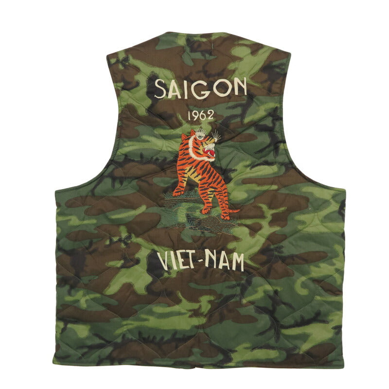 テーラー東洋 テイラー東洋 Tailor Toyo ベトナム スーベニアベスト  Vietnam Liner Vest “VIET-NAM TIGER”1960年代中期 刺繍  TT15718