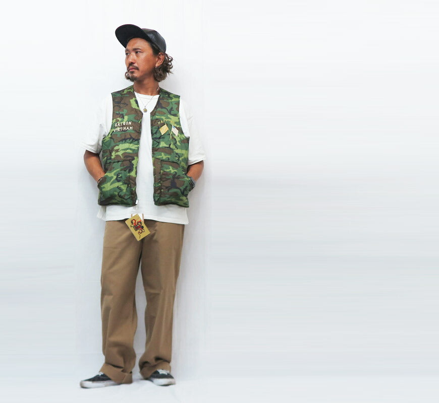 テーラー東洋 テイラー東洋 Tailor Toyo ベトナム スーベニアベスト  Vietnam Liner Vest “VIET-NAM TIGER”1960年代中期 刺繍  TT15718