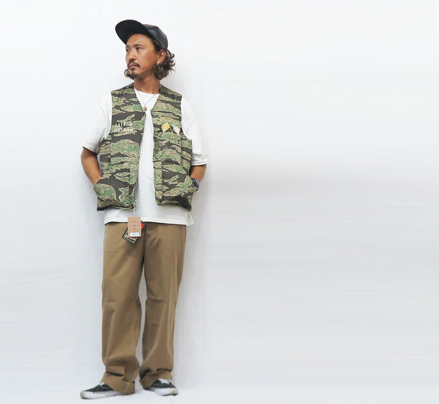 テーラー東洋 テイラー東洋 Tailor Toyo ベトナム スーベニアベスト  Vietnam Liner Vest “VIET-NAM TIGER”1960年代中期 刺繍  TT15718