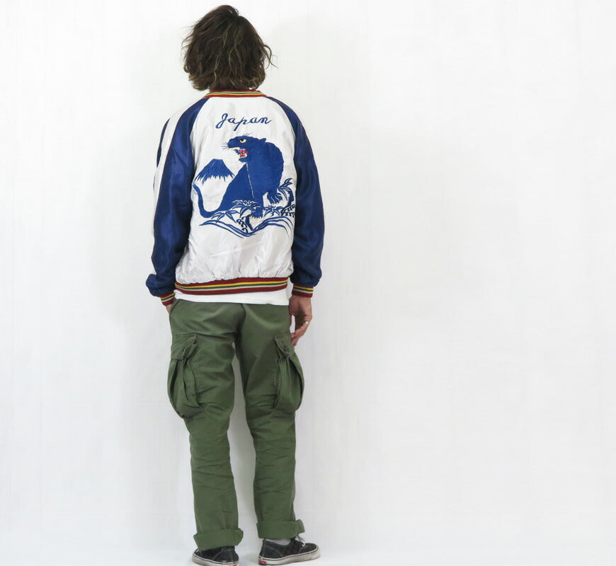 テーラー東洋 テイラー東洋 Tailor Toyo リバーシブル アセテート サテン スカジャン EAGLE × BLUE TIGER 刺繍 ジャケット TT15790-170
