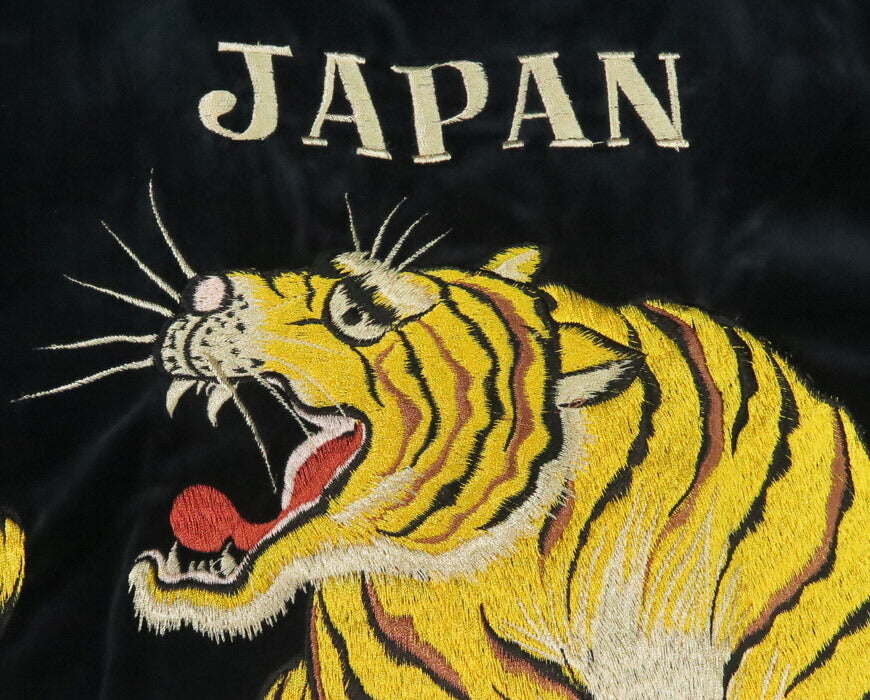 テーラー東洋 テイラー東洋 Tailor Toyo ベロア×キルト サテン スカジャン ROARING TIGER × JAPAN MAP ジャケット ベルベット 別珍 TT15792-128