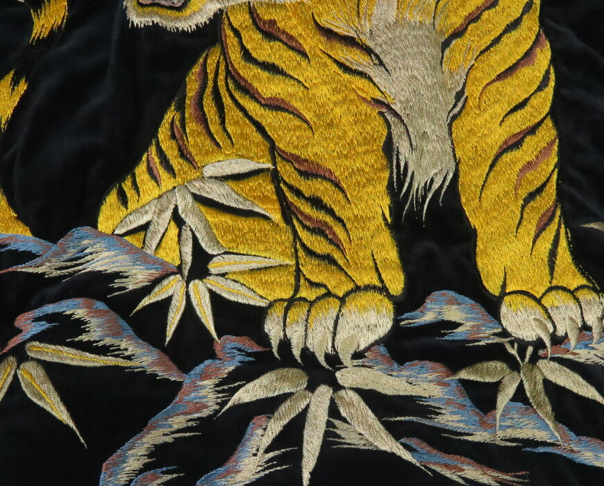 テーラー東洋 テイラー東洋 Tailor Toyo ベロア×キルト サテン スカジャン ROARING TIGER × JAPAN MAP ジャケット ベルベット 別珍 TT15792-128