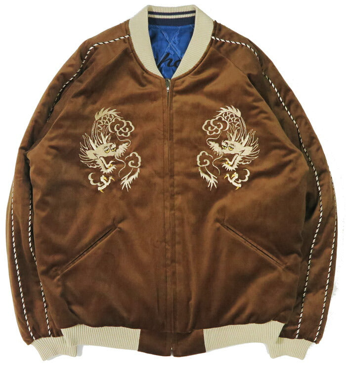 テーラー東洋 テイラー東洋 Tailor Toyo ベロア×キルト サテン スカジャン WHITE DRAGON × BLACK EAGLE ジャケット ベルベット 別珍 TT15792-138
