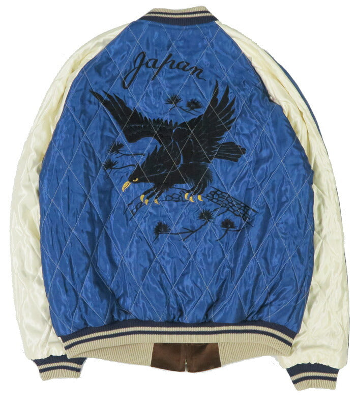 テーラー東洋 テイラー東洋 Tailor Toyo ベロア×キルト サテン スカジャン WHITE DRAGON × BLACK EAGLE ジャケット ベルベット 別珍 TT15792-138