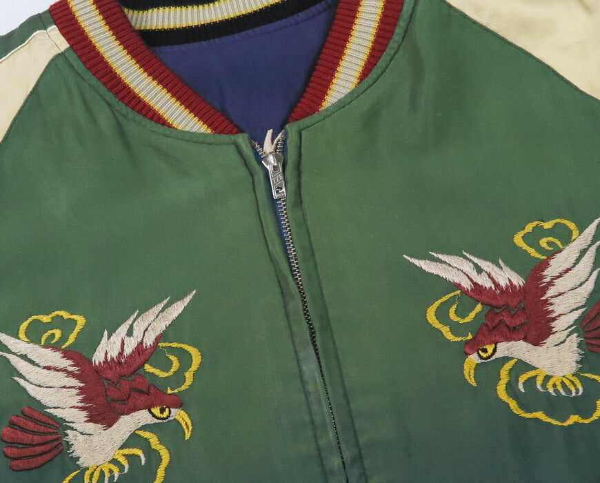 テーラー東洋 テイラー東洋 Tailor Toyo リバーシブル サテン スカジャン エイジング加工モデル SNAKE / SKULL × DRAGON HEAD ジャケット TT15793