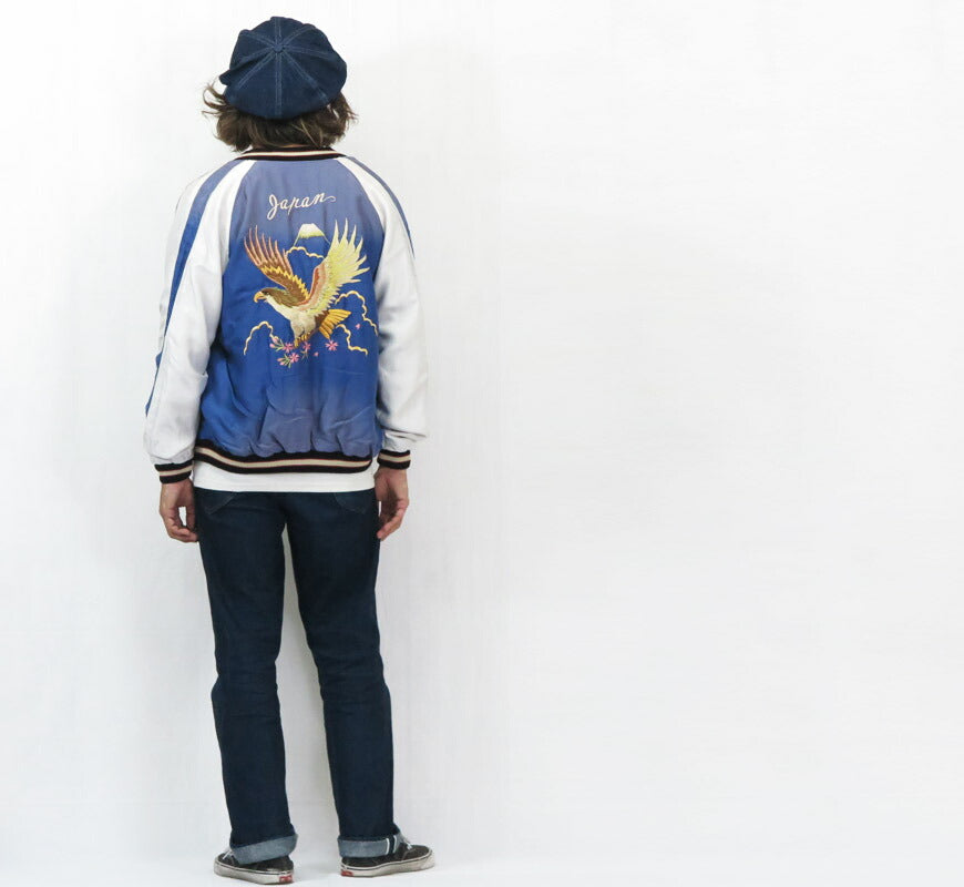 テーラー東洋 テイラー東洋 Tailor Toyo リバーシブル サテン スカジャン エイジング加工モデル RED TIGER × EAGLE ジャケット TT15793