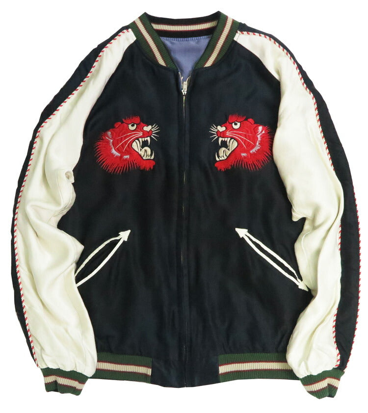テーラー東洋 テイラー東洋 Tailor Toyo リバーシブル サテン スカジャン エイジング加工モデル RED TIGER × EAGLE ジャケット TT15793