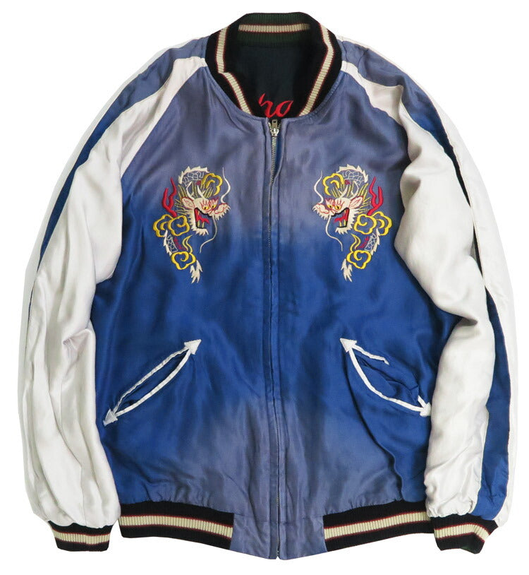 テーラー東洋 テイラー東洋 Tailor Toyo リバーシブル サテン スカジャン エイジング加工モデル RED TIGER × EAGLE ジャケット TT15793