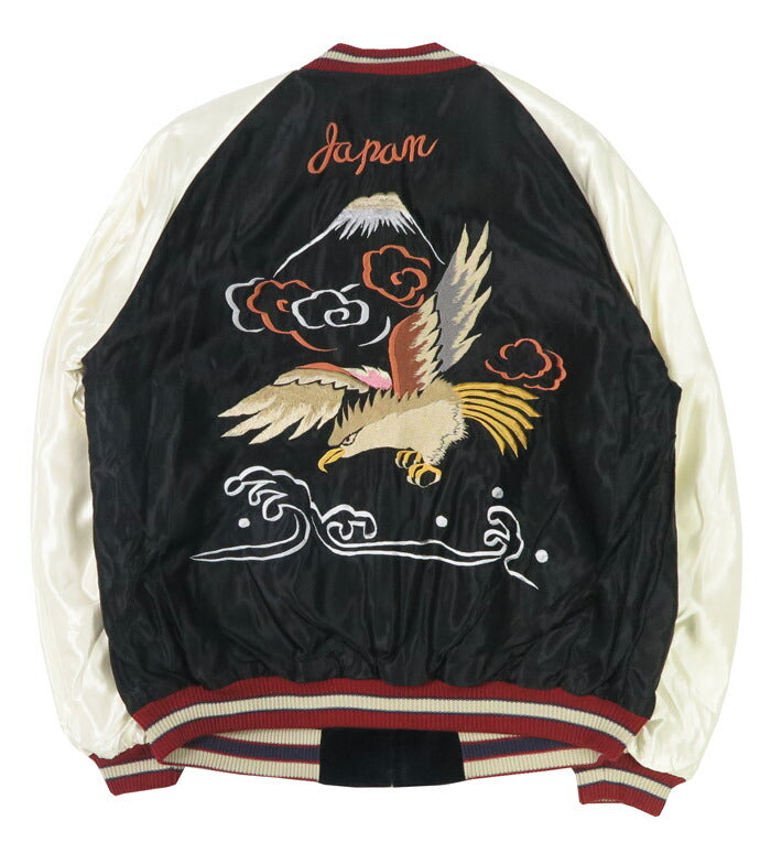 テーラー東洋 テイラー東洋 Tailor Toyo 2TONE ベロア × サテン スカジャン WHITE DRAGON × EAGLE ジャケット TT15795