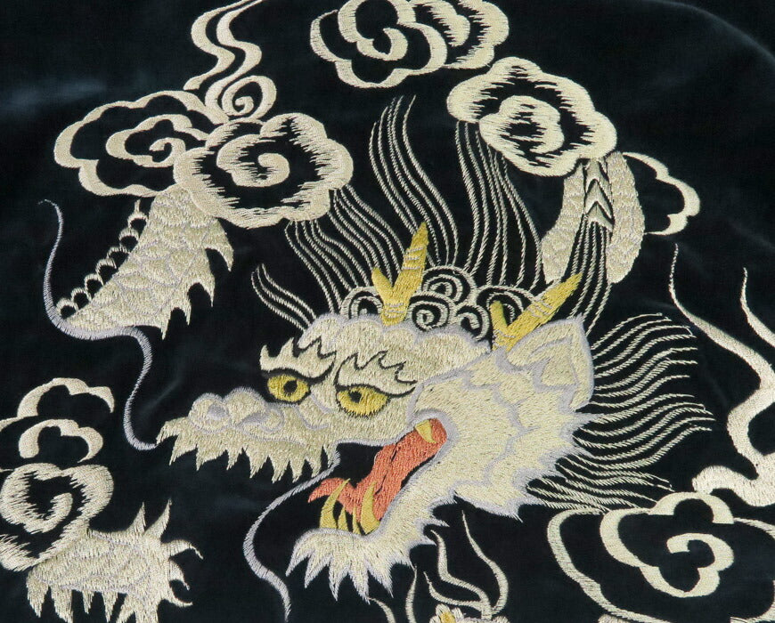 テーラー東洋 テイラー東洋 Tailor Toyo 2TONE ベロア × サテン スカジャン WHITE DRAGON × EAGLE ジャケット TT15795