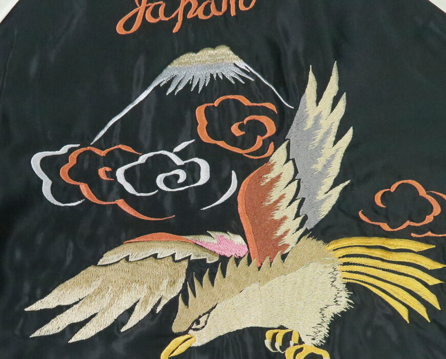 テーラー東洋 テイラー東洋 Tailor Toyo 2TONE ベロア × サテン スカジャン WHITE DRAGON × EAGLE ジャケット TT15795
