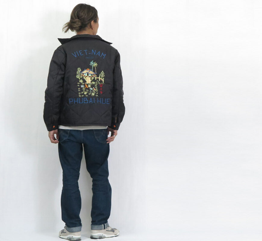 テーラー東洋 テイラー東洋 Tailor Toyo ベトナム ジャケット ベトジャン リバーシブル VIET-NAM MAP × LANDSCAPE ジャンパー TT15800