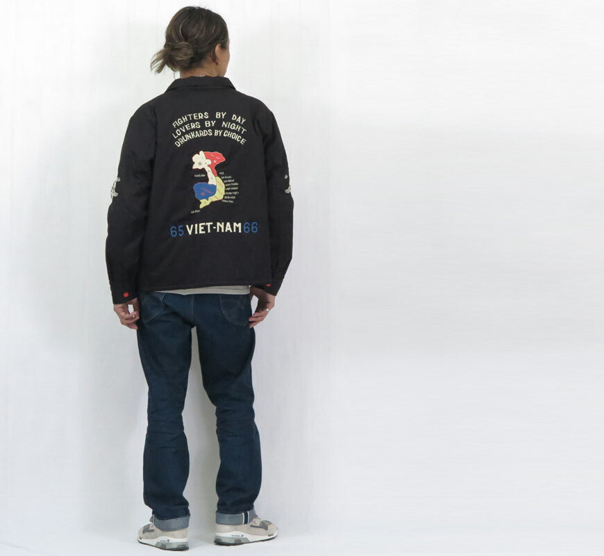 テーラー東洋 テイラー東洋 Tailor Toyo ベトナム ジャケット ベトジャン リバーシブル VIET-NAM MAP × LANDSCAPE ジャンパー TT15800