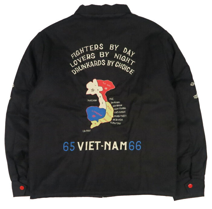 テーラー東洋 テイラー東洋 Tailor Toyo ベトナム ジャケット ベトジャン リバーシブル VIET-NAM MAP × LANDSCAPE ジャンパー TT15800