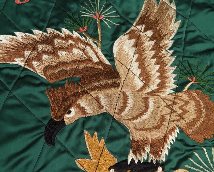 テーラー東洋 テイラー東洋 Tailor Toyo ステンシルプリント ベロア スカジャン 港商スペシャルエディション TIGER HEAD × EAGLE 刺繍 スーベニア スーヴェニア 横須賀 ジャンパー ジャケット TT15809-119