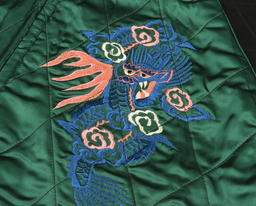 テーラー東洋 テイラー東洋 Tailor Toyo ステンシルプリント ベロア スカジャン 港商スペシャルエディション TIGER HEAD × EAGLE 刺繍 スーベニア スーヴェニア 横須賀 ジャンパー ジャケット TT15809-119
