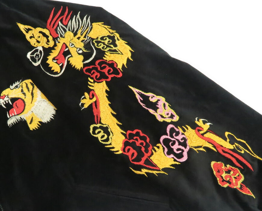 テーラー東洋 テイラー東洋 Tailor Toyo 2026年新春限定 ベロア × サテン スカジャン GOLD DRAGON & GOLD TIGER × JAPAN MAP TT1584
