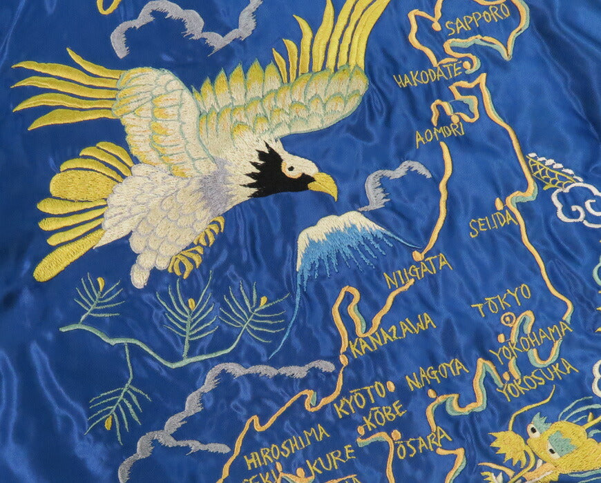 テーラー東洋 テイラー東洋 Tailor Toyo 2026年新春限定 ベロア × サテン スカジャン GOLD DRAGON & GOLD TIGER × JAPAN MAP TT1584