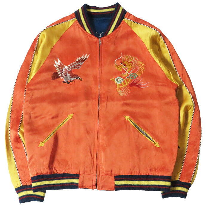 テーラー東洋 テイラー東洋 Tailor Toyo Reversibele acetaat satijn Sukajan Minato Shō SPECIAL EDITION EAGLE & DRAGON × JAPAN MAP Souvenir jas jumper TT15911 【2026年春夏新作】
