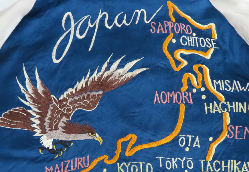 テーラー東洋 テイラー東洋 Tailor Toyo Reversibele acetaat satijn Sukajan Minato Shō SPECIAL EDITION EAGLE & DRAGON × JAPAN MAP Souvenir jas jumper TT15911 【2026年春夏新作】