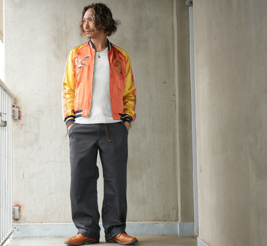テーラー東洋 テイラー東洋 Tailor Toyo Reversibele acetaat satijn Sukajan Minato Shō SPECIAL EDITION EAGLE & DRAGON × JAPAN MAP Souvenir jas jumper TT15911 【2026年春夏新作】