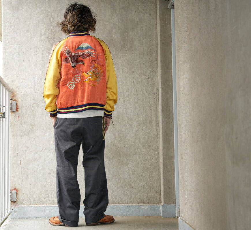 テーラー東洋 テイラー東洋 Tailor Toyo Reversibele acetaat satijn Sukajan Minato Shō SPECIAL EDITION EAGLE & DRAGON × JAPAN MAP Souvenir jas jumper TT15911 【2026年春夏新作】