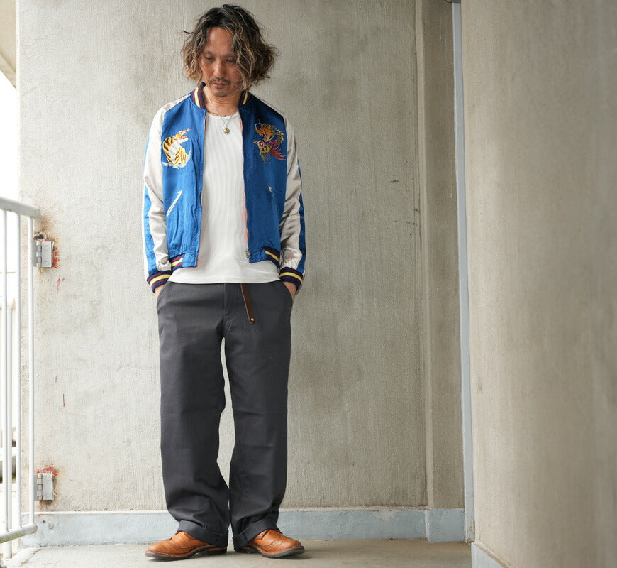 テーラー東洋 テイラー東洋 Tailor Toyo Reversibele acetaat satijn Sukajan Minato Shō SPECIAL EDITION EAGLE & DRAGON × JAPAN MAP Souvenir jas jumper TT15911 【2026年春夏新作】