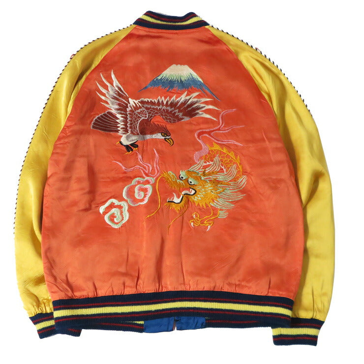 テーラー東洋 テイラー東洋 Tailor Toyo Reversibele acetaat satijn Sukajan Minato Shō SPECIAL EDITION EAGLE & DRAGON × JAPAN MAP Souvenir jas jumper TT15911 【2026年春夏新作】