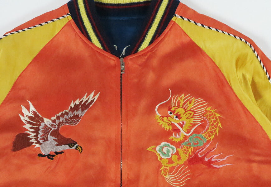 テーラー東洋 テイラー東洋 Tailor Toyo Reversibele acetaat satijn Sukajan Minato Shō SPECIAL EDITION EAGLE & DRAGON × JAPAN MAP Souvenir jas jumper TT15911 【2026年春夏新作】