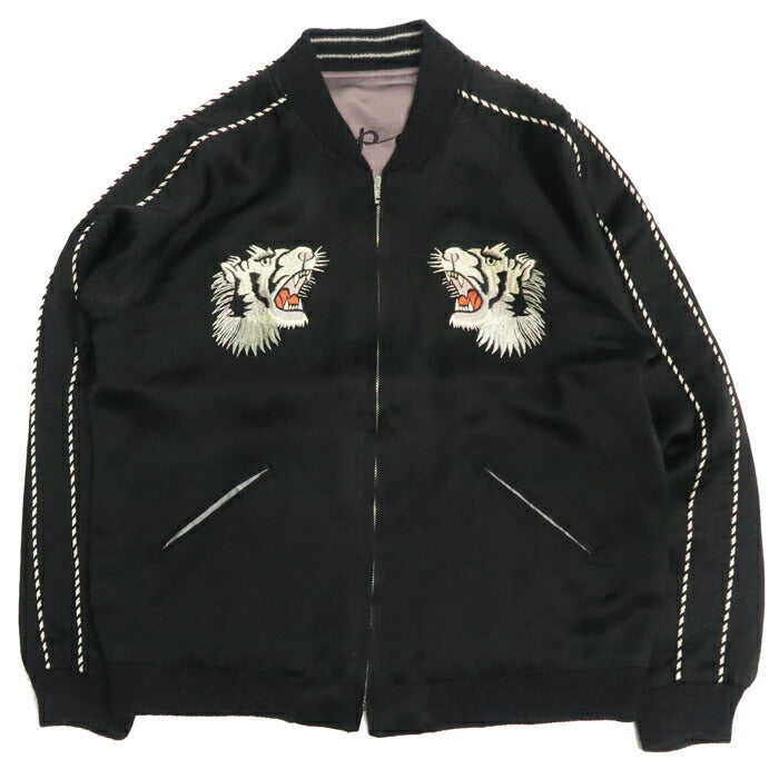 テーラー東洋 テイラー東洋 Tailor Toyo Áo khoác satin acetate hai mặt kiểu Sukajan phiên bản đặc biệt WHITE TIGER” × “JAPAN MAP Áo khoác kỷ niệm TT15912 【Bộ sưu tập Xuân Hè 2026】