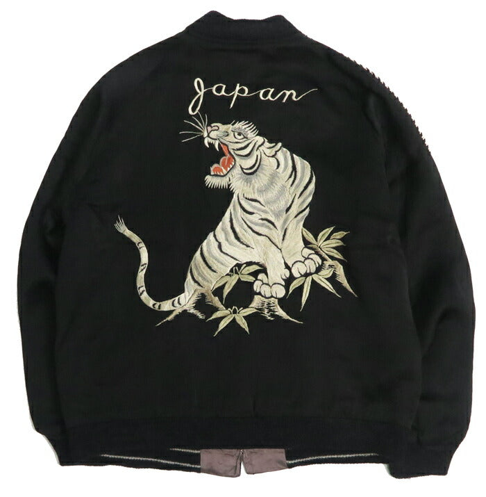 テーラー東洋 テイラー東洋 Tailor Toyo Áo khoác satin acetate hai mặt kiểu Sukajan phiên bản đặc biệt WHITE TIGER” × “JAPAN MAP Áo khoác kỷ niệm TT15912 【Bộ sưu tập Xuân Hè 2026】