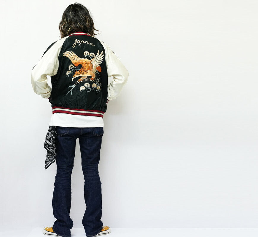 テーラー東洋 テイラー東洋 Tailor Toyo リバーシブル アセテート サテン スカジャン EAGLE × ROARING TIGER 刺繍 ジャケット TT15972-119 【2026年秋冬新作】