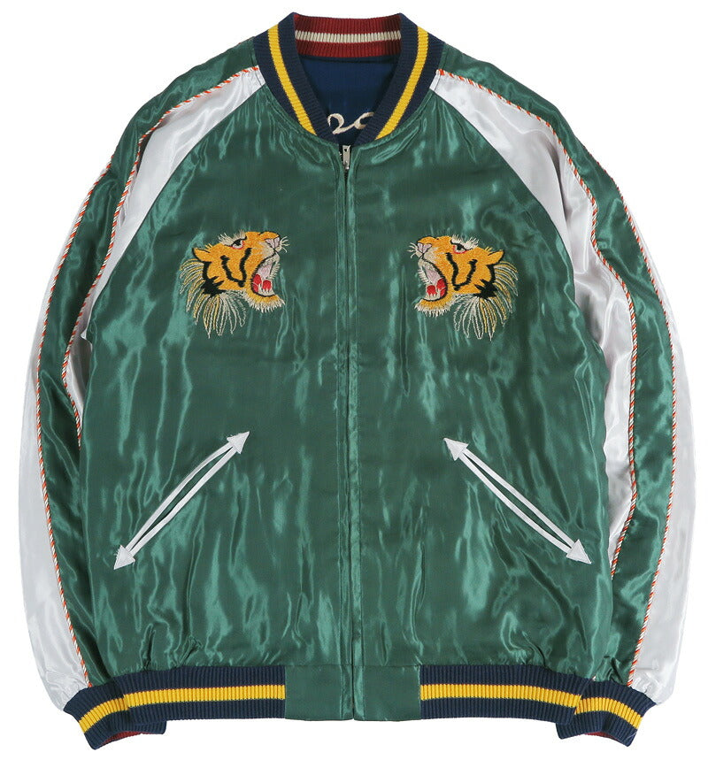 テーラー東洋テイラー東洋TailorToyoリバーシブルアセテートサテンスカジャンROARINGTIGER×EAGLE刺繍ジャケットTT15972-145【2026年秋冬新作】