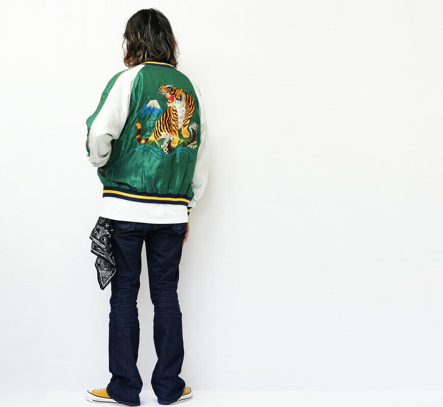 テーラー東洋テイラー東洋TailorToyoリバーシブルアセテートサテンスカジャンROARINGTIGER×EAGLE刺繍ジャケットTT15972-145【2026年秋冬新作】