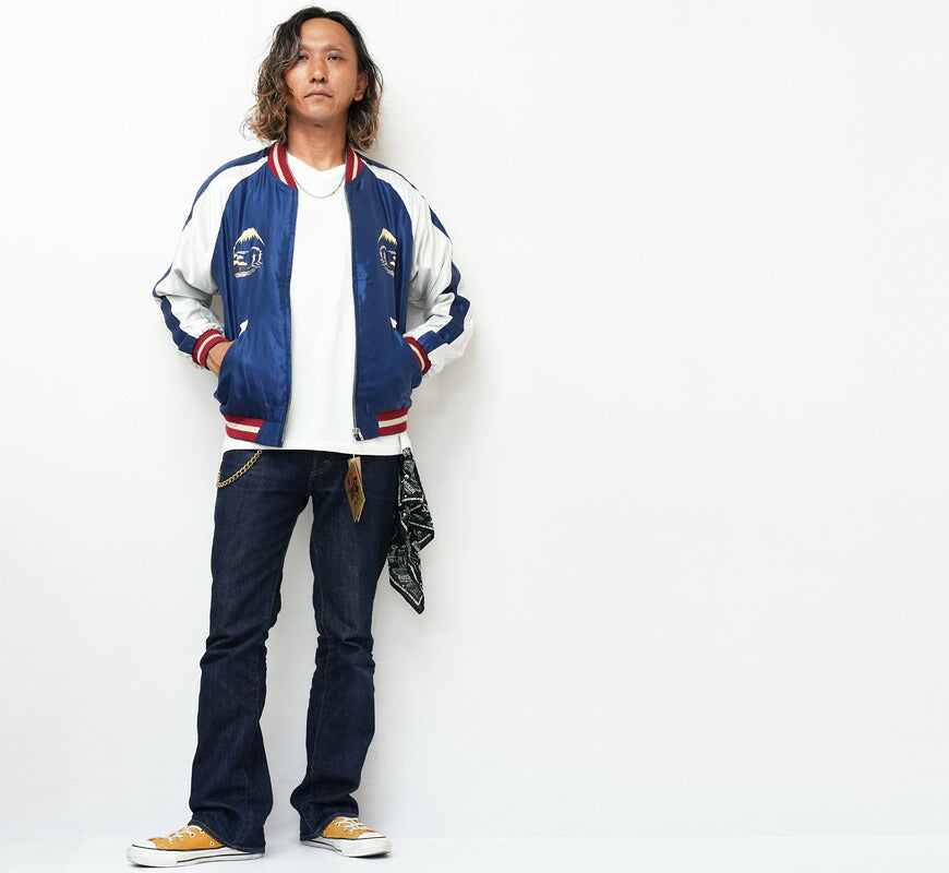 テーラー東洋テイラー東洋TailorToyoリバーシブルアセテートサテンスカジャンROARINGTIGER×EAGLE刺繍ジャケットTT15972-145【2026年秋冬新作】