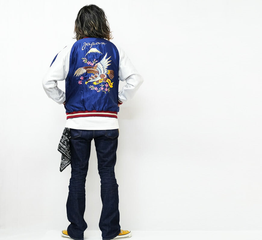 テーラー東洋テイラー東洋TailorToyoリバーシブルアセテートサテンスカジャンROARINGTIGER×EAGLE刺繍ジャケットTT15972-145【2026年秋冬新作】