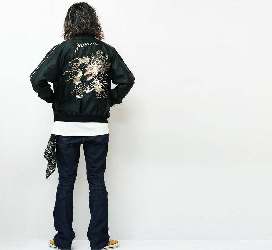 テーラー東洋 テイラー東洋 Tailor Toyo リバーシブル アセテート サテン スカジャン WHITE DRAGON × TIGER HEAD 刺繍 ジャケット TT15972-219 【2026年秋冬新作】