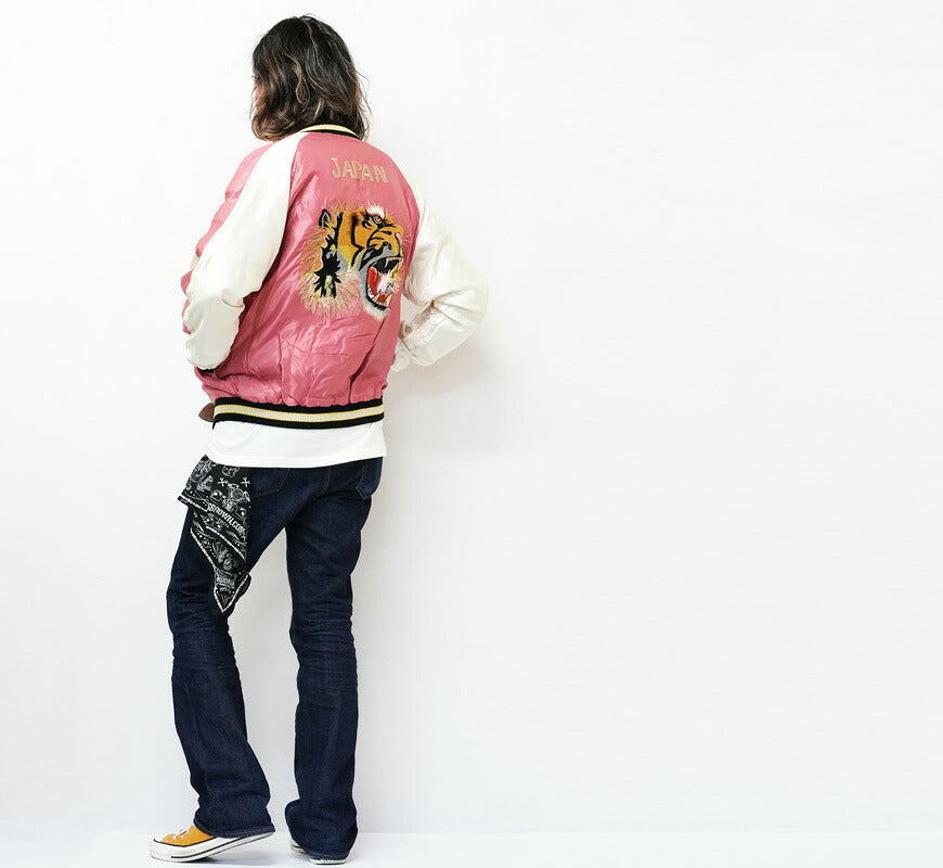 テーラー東洋 テイラー東洋 Tailor Toyo リバーシブル アセテート サテン スカジャン WHITE DRAGON × TIGER HEAD 刺繍 ジャケット TT15972-219 【2026年秋冬新作】