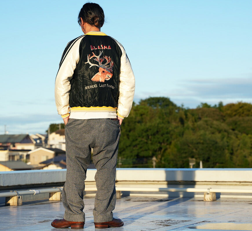テーラー東洋 テイラー東洋 Tailor Toyo キルト サテン スカジャン MOOSE × ALASKAN EAGLE ジャケット 両面アセテート 中綿入り TT15973-119 【2026年秋冬新作】