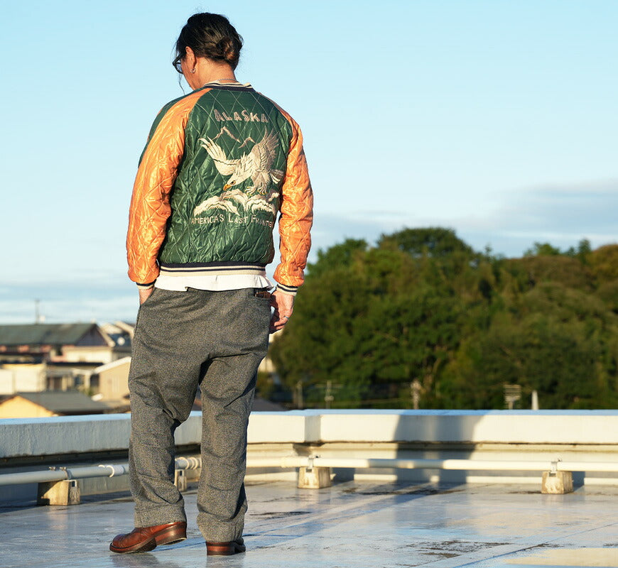 テーラー東洋 テイラー東洋 Tailor Toyo キルト サテン スカジャン MOOSE × ALASKAN EAGLE ジャケット 両面アセテート 中綿入り TT15973-119 【2026年秋冬新作】